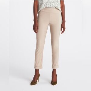 Tribal High Rise Cuffed Straight Trouser Pants Size 6 Tan